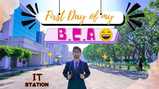 my first day in BCA || my experience in BCA