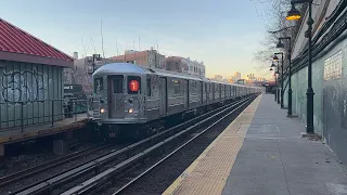 IRT Broadway Line: (1) Train Action @ Dyckman Street