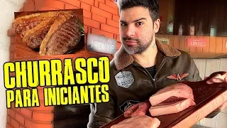 Como Fazer SEU PRIMEIRO CHURRASCO! (Aprenda acender CHURRASQUEIRA)