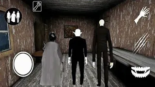 Playing as Dracula, Slender Man & Angeline in Granny | Sewer Escape Mod