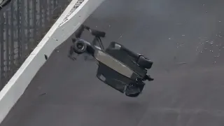 Colton Herta MASSIVE FLIP - 2022 Indy 500 Practice