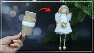 Уютная Зимняя Фея из Пряжи❄ Как сделать куклу из ниток ❄ Yarn Doll making ❄ Christmas decoration DIY