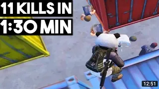 NEW WORLD Record l 11 Knock Outs In 1 Min l Pubg Mobile l Livenho l Tacaz l Dynamo l Panda