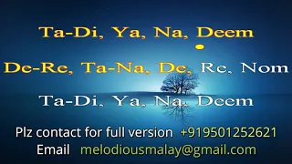 Ghar More Pardesiya Karaoke with Lyrics