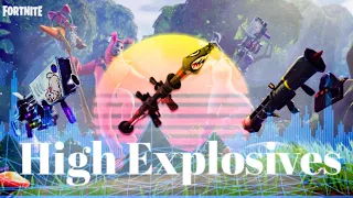 Fortnite.BR- ´High Explosives‘ Gameplay and New ´Whiplash‘ Skin!
