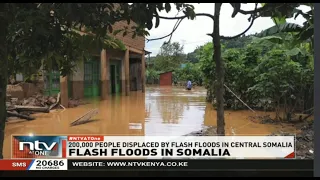 Around 200,000 people displaced by flash floods in central Somalia