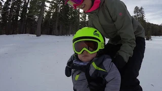 Gianna Skiing Kirkwood at 18 Months old