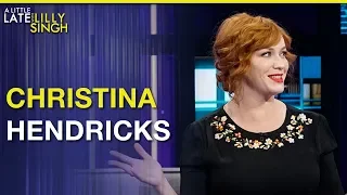 Christina Hendricks Shows Lilly How to Hand Model