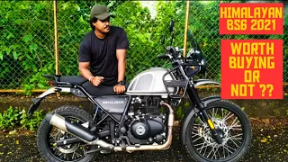 ROYAL ENFIELD HIMALAYAN BS6 2021 GOOD & BAD ISSUES | 1st SERVICE REVIEW | WATCH BEFORE BUYING IT !