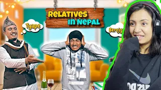 REACTING TO RELATIVES IN NEPAL BY @101_vines