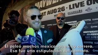 Conor McGregor: "Los mexicanos son como los irlandeses