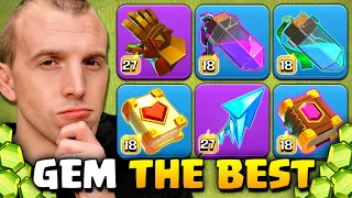 Gemming the Best Equipment for Every Hero!