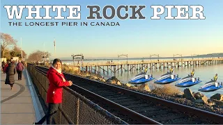 White Rock Pier Beach BC Canada 2020 #whiterockbc #southsurrey #beach #whiterock #vancouver