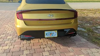 2021 Sonata N Line stock exhaust