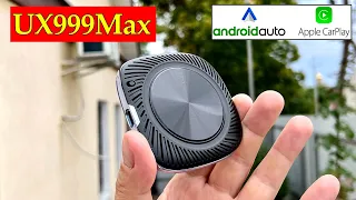 UX999Max Супер мощный беспроводной 8-ми ядерный 3 в 1 CarPlay Android Auto