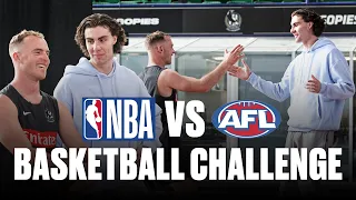 Tom Mitchell takes on NBA Star Josh Giddey in an NBA skills challenge!