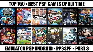 Top 150 Best PSP Games Of All Time | Best PSP Games | Emulator PSP Android / Part 3