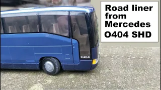 Road liner from Mercedes-Benz | 1/43 Mercedes-Benz O404 by NZG scale model review