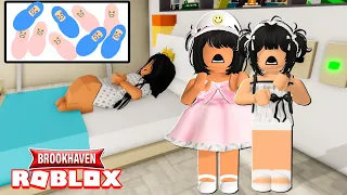 J'ANNONCE AUX SŒURS JUMELLES QUE JE SUIS ENCEINTE DE 9 BÉBÉS SUR BROOKHAVEN RP ROBLOX