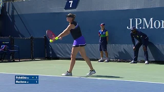 Elena Rybakina vs. Karolina Muchova | US Open 2019 R1 Highlights