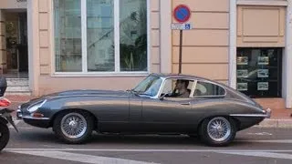 JAGUAR E-TYPE S1 - Driving and sound in Monaco 2013 HQ