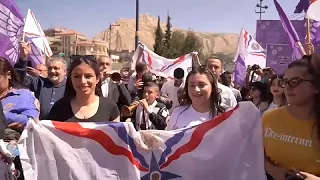 شاهد: مسيحيو العراق يحتفلون بعيد  رأس السنة الآشورية "أكيتو"