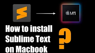 How to install Sublime on Macbook|Apple Silicon | macOs BigSur | 2021