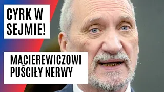 Awantura w Sejmie! Macierewicz WTARGNĄŁ na MÓWNICĘ i... | FAKT.PL