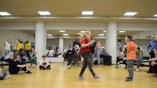 Николаева Ульяна и Стейси | 1/4 Hip-hop beginners | Dance2fly Contest 3