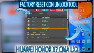 HUAWEI HONOR X7 QUITAR BLOQUEO CANDADO DE RAIZ CON UNLOCKTOOL BIEN EXPLICADO CMA LX2