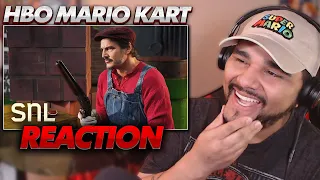 *They need to MAKE this!* HBO Mario Kart Trailer *REACTION* Pedro Pascal