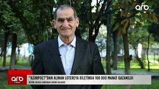 "Azərpoçt"dan alınan lotereya biletində 100 000 manat qazanıldı
