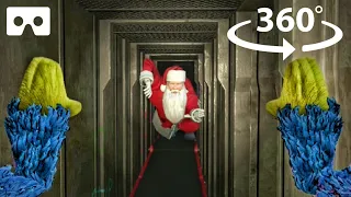 360° VR Huggy is on the Naughty List! Poppy Playtime Santa Vs Huggy