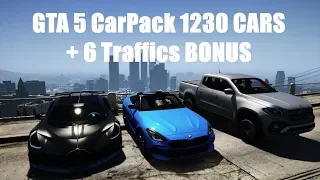 GTA 5 CarPack 1230 CARS + 6 Трафиков в BONUS