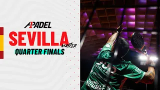 LIVE - QUARTER FINALS (AFTERNOON) - SANTANDER SEVILLA MASTER