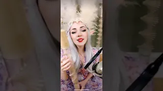 Asmr angelic echo singing, calming, stress relief (@lumira_) tiktok live