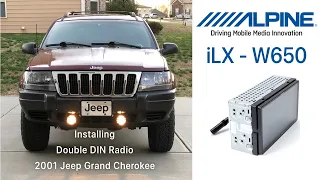 Installing Double DIN Radio in Jeep Grand Cherokee WJ