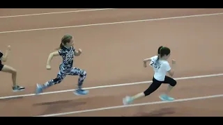 Финальные забеги на 200 м - девочки 2011-2013 г.р.