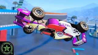 Parkour with F1 Cars - GTA V: Obstacle Course