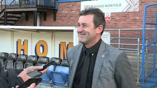 The gaffer chats about our victory over Chorley.