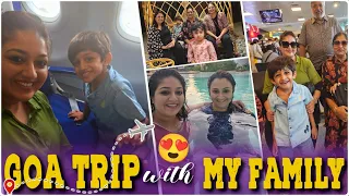 Goa Getaway ✈️: Making Memories with Family | Travel Diaries 📖 | Meghana Raj