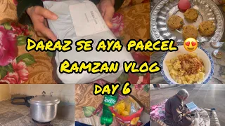 Ramzan vlog day 6|| Daraz se aya parcel 😍|| Anokhay Vlogs