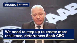 We need to step up to create more resilience, deterrence: Saab CEO