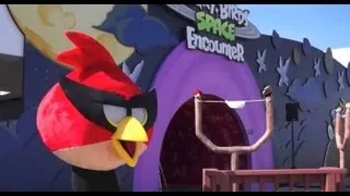 New Angry Birds Space Encounter attraction at Kennedy Space Center Visitor Complex