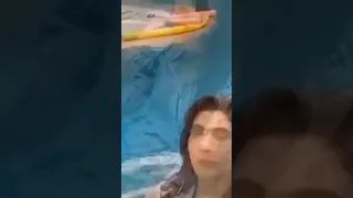 Hina Parvez butt exposed, naked in pool video scandal leaked #viral #pmln #pti #shorts