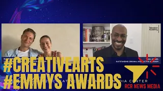 Van Jones, Brie Larson & Elijah Allan Blitz #MessyTruthVR Interview #CreativeArts #Emmys #WeAskMore