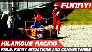 FUNNY RACING! Best of Fails, Hilarious Situations and Commentaries of 2016-2022 Compilation
