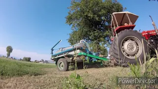 irrigation with a slurry tank  |  Irrigazione 2021 con Massey Ferguson 168 & carrobotte