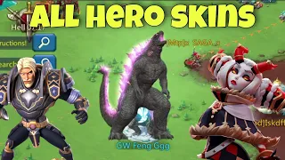 Lords Mobile - All hero skins overview! Which skin is the best one? Lets see animation