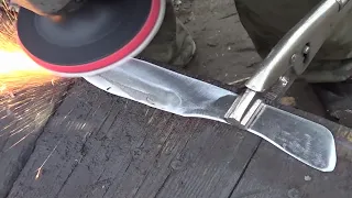 Нож без ковки и гриндера . Knife Making .